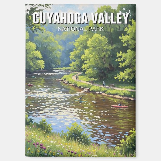 Cuyahoga Valley National Park Ohio Travel マグネット (正面)