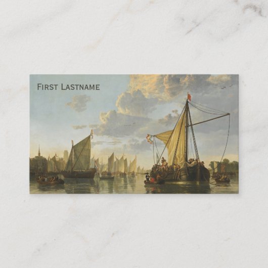 Cuyp's The Maasのビジネスカスタムカード 名刺 (正面)