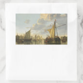 Cuyp's The Maasスタンプ 長方形シール (バッグ)