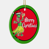 Cuz及びQueenieのオーナメントのクリスマスの陶磁器の休日 セラミックオーナメント (右)