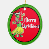 Cuz及びQueenieのオーナメントのクリスマスの陶磁器の休日 セラミックオーナメント (左)