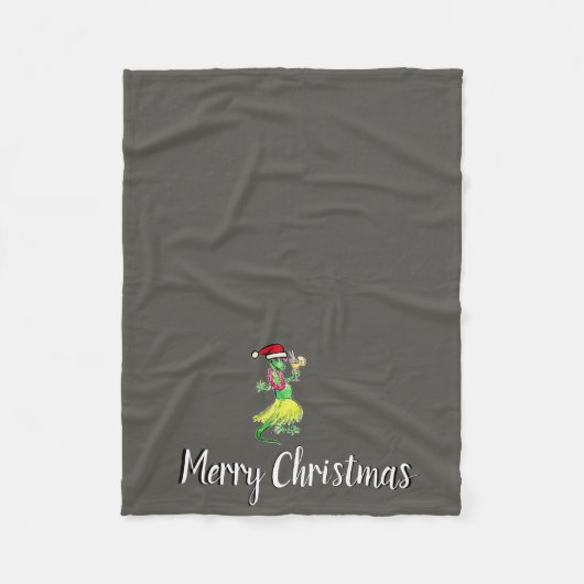 Cuz及びQueenieのクリスマスのフリースブランケット フリースブランケット (正面)