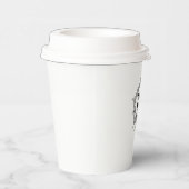 Cuztomizable ClassicFrameヴィンテージダイナーレストラン 紙コップ (右)