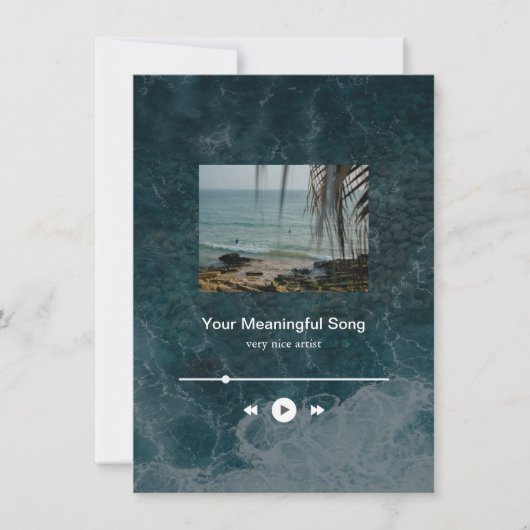 Cuztomizable Ocean Music Player Aesthetic (正面)