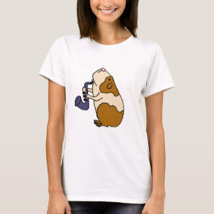 CV-サクソフォーンを演奏しているモルモット Tシャツ