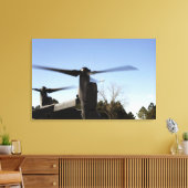 CV-22オスプレイが離陸の準備をする キャンバスプリント (インサイチュ (リビング))