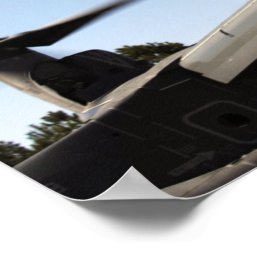 CV-22オスプレイが離陸の準備をする ポスター (角)