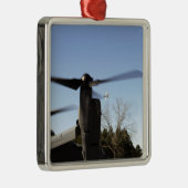 CV-22オスプレイが離陸の準備をする メタルオーナメント (右)