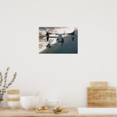 CV-22オスプレイとMH-53が低く舗装 ポスター (キッチン)