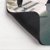 CV-22オスプレイとMH-53が低く舗装 マウスパッド (コーナー)