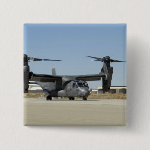 CV-22ミサゴは離陸のために準備します 缶バッジ