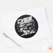 CV-22 OSPREYクラシック丸ステッカー ラウンドシール (封筒)