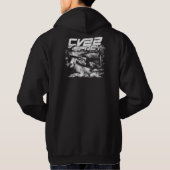 CV-22 OSPREYフード付きスウェットシャツTシャツ パーカ (裏面)