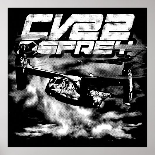 CV-22 OSPREYポスター ポスター (正面)