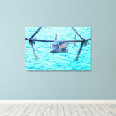 CV-22 OSPREY 24x36 キャンバスプリント (インサイチュ (ウッドフロア))