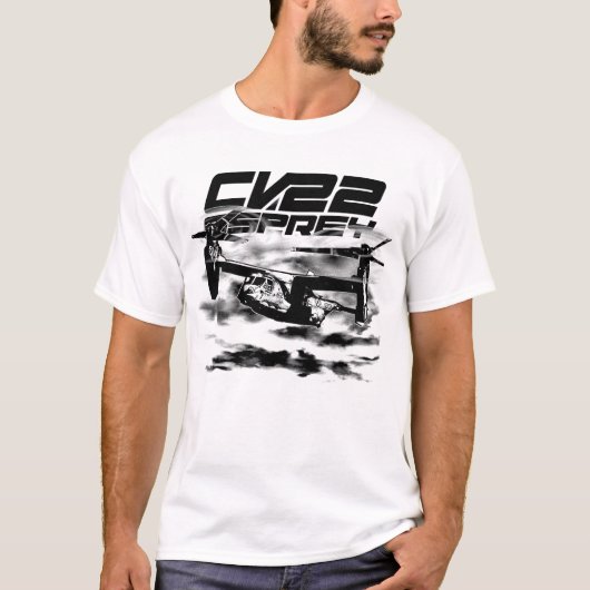 CV-22 OSPREY TシャツTシャツ Tシャツ (正面)