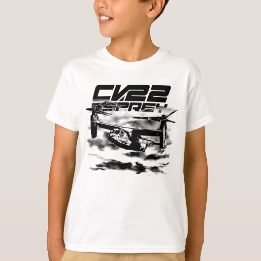 CV-22 OSPREY TシャツTシャツ Tシャツ (正面)