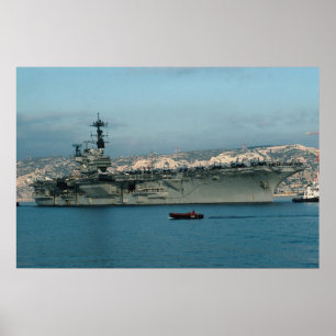 CV-59 "USS Forestal"フルエアウィング、ポートヴィス ポスター