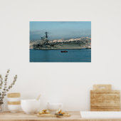 CV-59 "USS Forestal"フルエアウィング、ポートヴィス ポスター (キッチン)