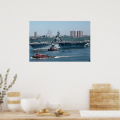 CV-59 "USS Forestal"，化石燃料，ニューヨーク，米国 ポスター (キッチン)