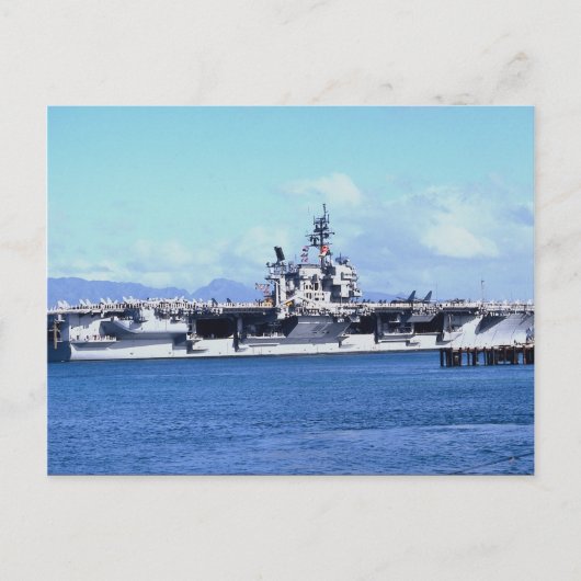CV-64 Constellation at Pearl Harbor, USA ポストカード (正面)