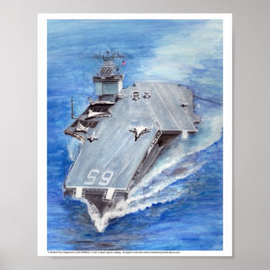 CVAN 65エンタープライズ ポスター (正面)