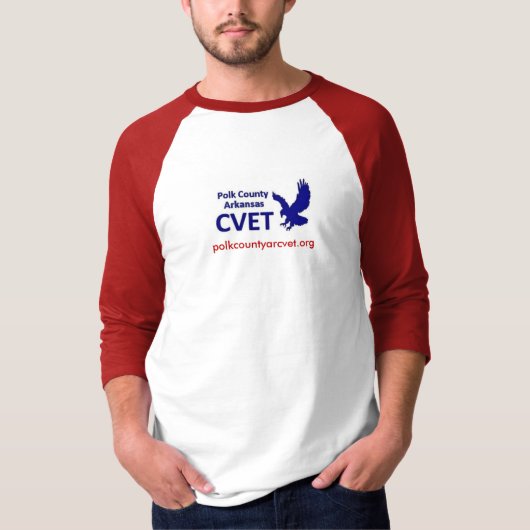 CVET Basic 3/4 Sleeve Raglan T-Shirt Tシャツ (正面)