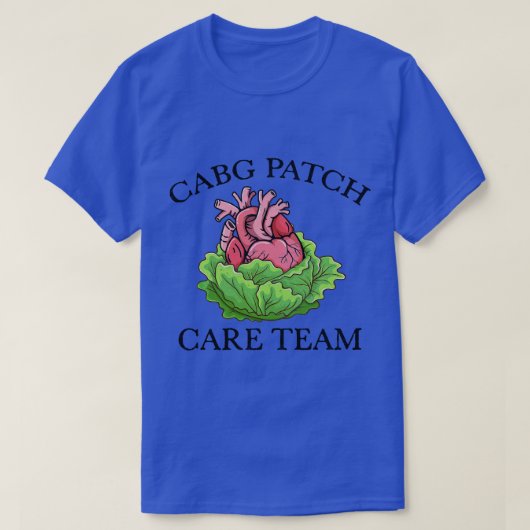 CVICUナースCAG eチームクルーCath Lab RN CCU CV IC Tシャツ (デザイン正面)