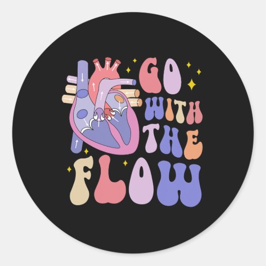 Cvicu心臓ナース解剖学的心臓学ヒトハート ラウンドシール (正面)