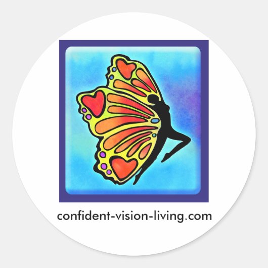 CVLラウンドステッカー ラウンドシール (正面)