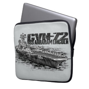 CVN-72アブラハムリンカーンネオプレンラップトップスリーブ13 ラップトップスリーブ