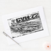 CVN-72 Abraham Lincoln Rectangleステッカー 長方形シール (封筒)