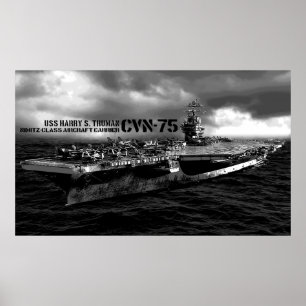 CVN-75ハリー・S・トルーマンプリント ポスター