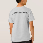 CVN-75ハリーS.トランマンキッズベーシックなハネタレス Tシャツ (裏面)