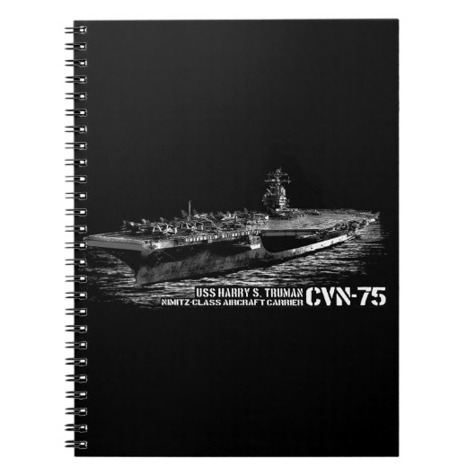 CVN-75 Harry S. Trumanフォトノートブック(80ページB) ノートブック (正面)