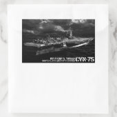 CVN-75 Harry S. Truman Rectangleステッカー 長方形シール (バッグ)