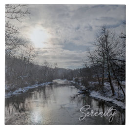 CVNPでの冬の日の出 タイル