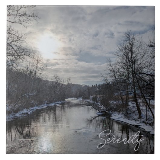 CVNPでの冬の日の出 タイル (正面)