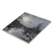 CVNPでの冬の日の出 タイル (側面)