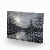 CVNPの冬の川 フォトブロック (右)