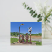 CVRRトレイルアイアンマンとファミリー ポストカード (スタンド正面)