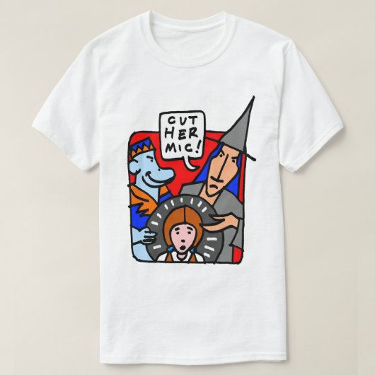 CVUSD Sonja Shaw 「マイクを切れ!」 Tシャツ (デザイン正面)