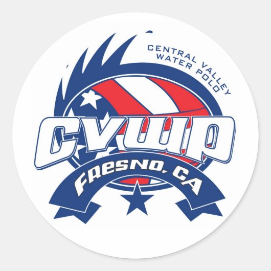 CVWPステッカー ラウンドシール (正面)