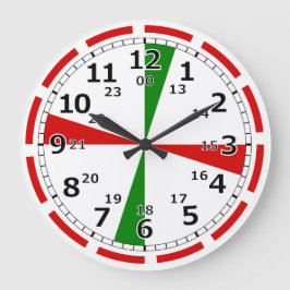 CWラジオルームウォールクロック ラージ壁時計