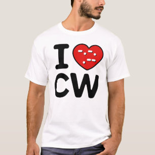 CW信号 – Morseコードパワー Tシャツ