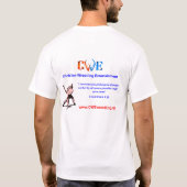 CWEのTシャツの第2版 Tシャツ (裏面)
