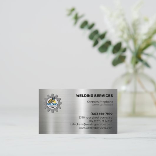 CWI | AWS認定ウェルダー 名刺 (スタンド正面)