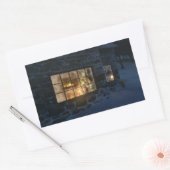 Cwmクリスマスギフトラベル 長方形シール (封筒)