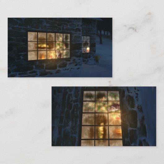 CWMクリスマス·ブックマーク 名刺 (正面/裏面)