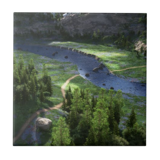 CWMソリチュード装飾タイル タイル (正面)